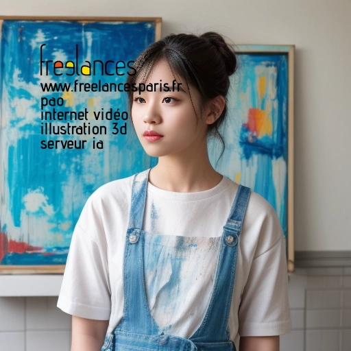 Pao internet vidéo illustration 3d serveur intelligence générative freelance paris studio de création OE0W75N0